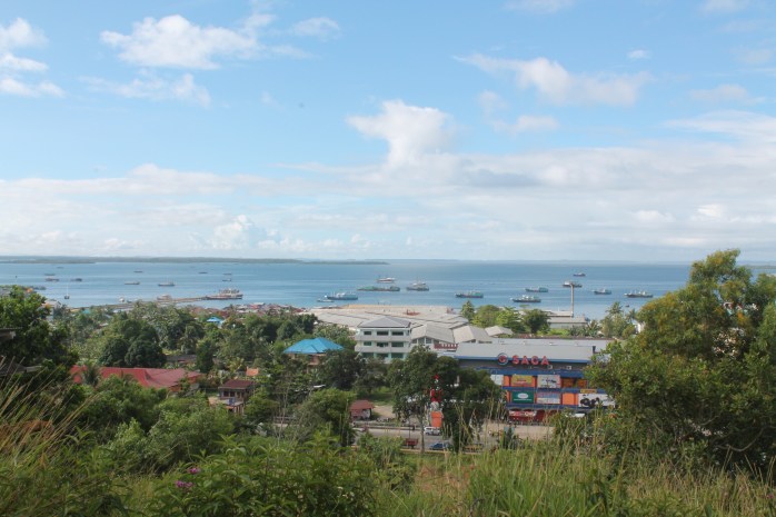 kota sorong dari atas